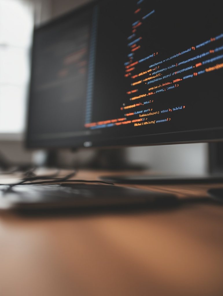 Coding Workspace Close-Up
